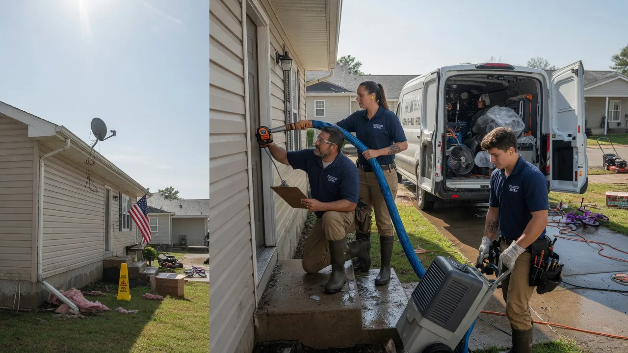 Ceiling Water Damage Restoration in Fayetteville, TN near me